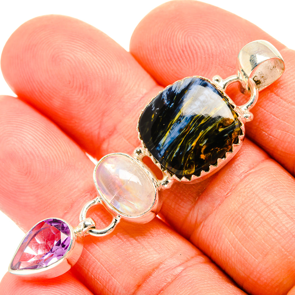 Pietersite Pendants handcrafted by Anasilvercos - PD32753