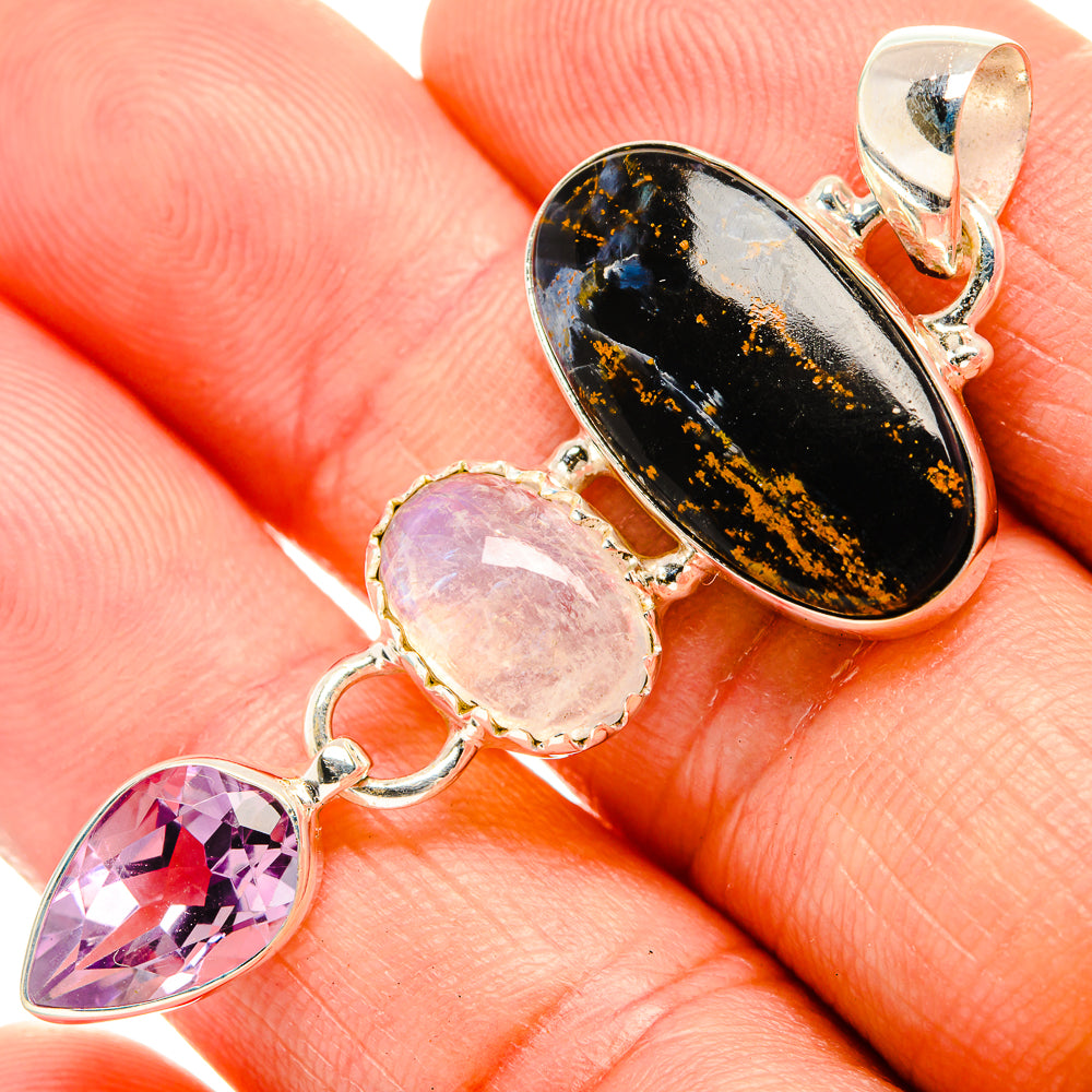 Pietersite Pendants handcrafted by Anasilvercos - PD32760