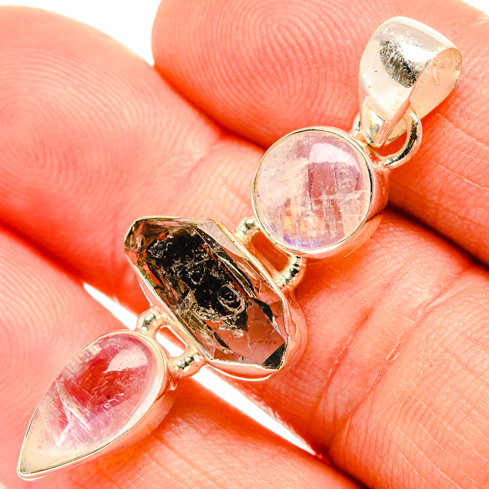 Herkimer Diamond Pendants handcrafted by Anasilvercos - PD32775