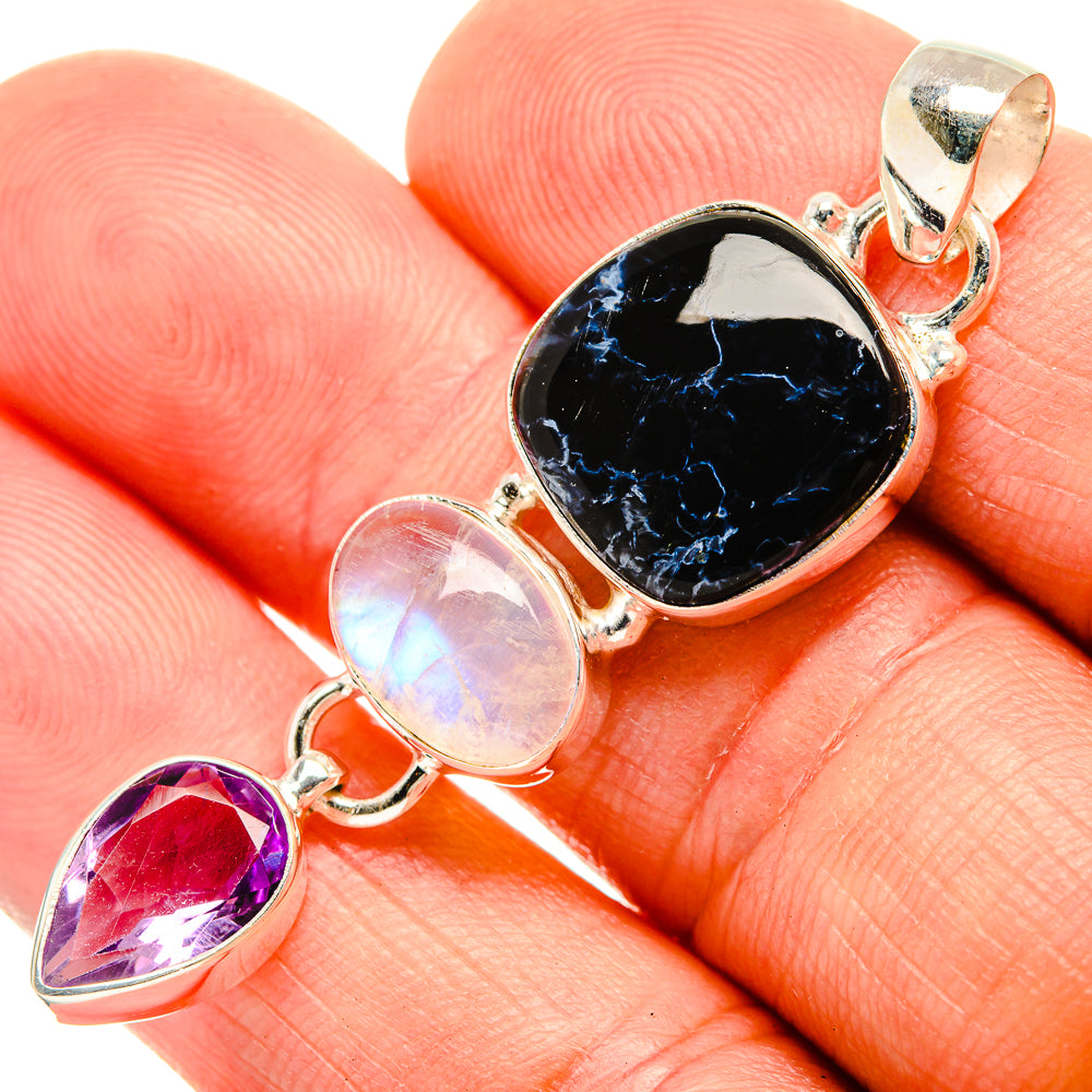 Pietersite Pendants handcrafted by Anasilvercos - PD32777