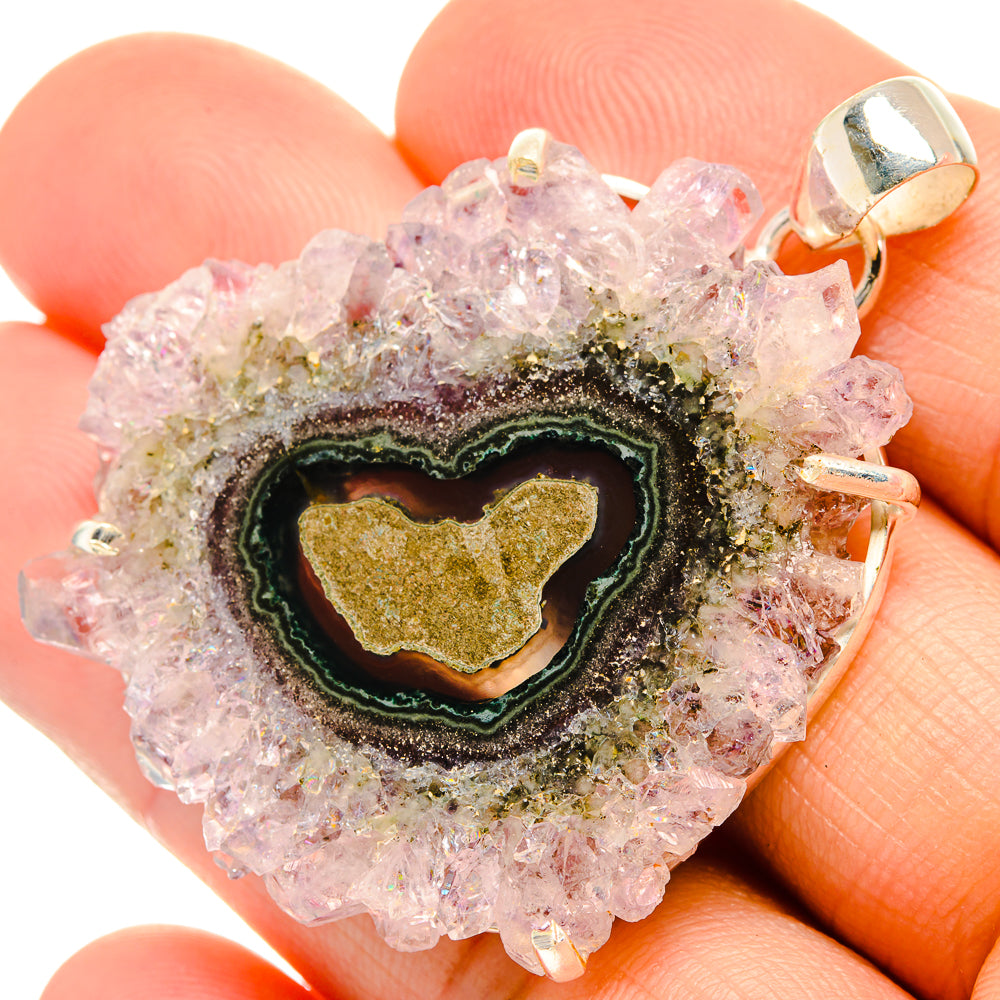 Amethyst Stalactite Pendants handcrafted by Anasilvercos - PD32795