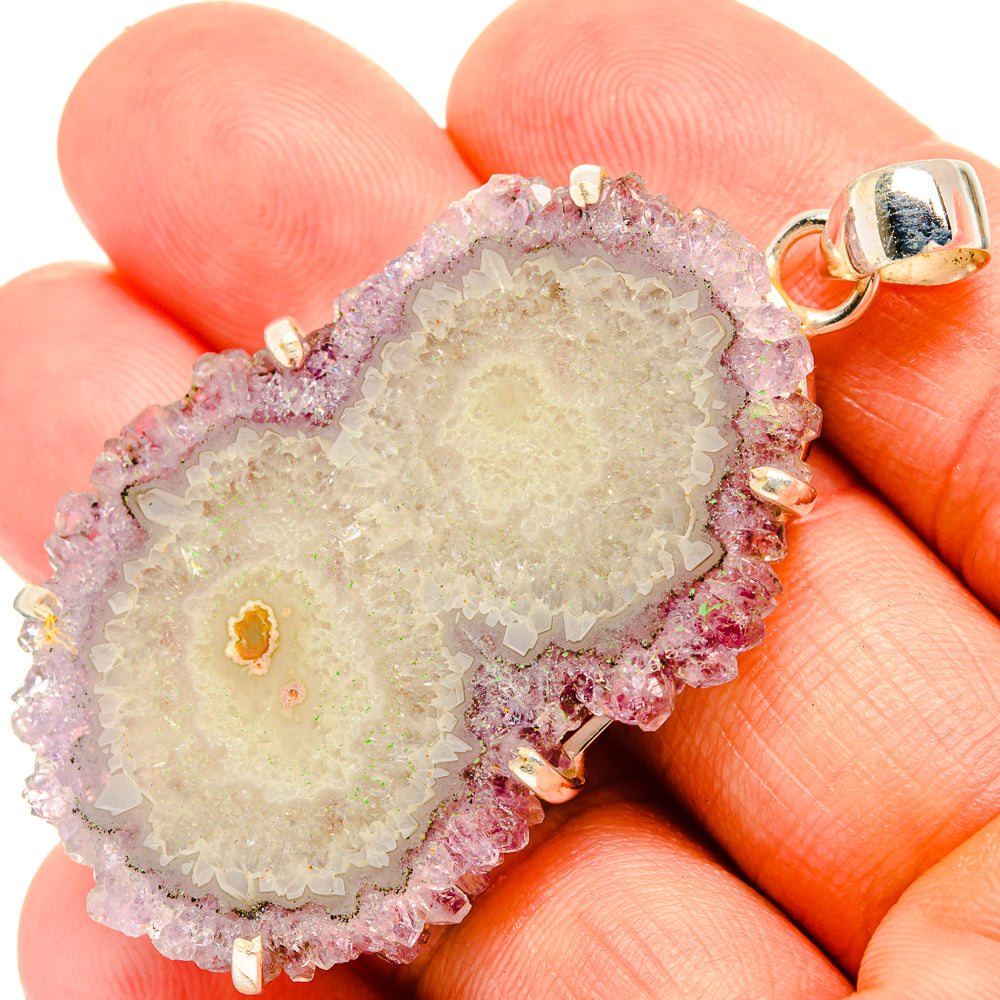 Amethyst Stalactite Pendants handcrafted by Anasilvercos - PD32798