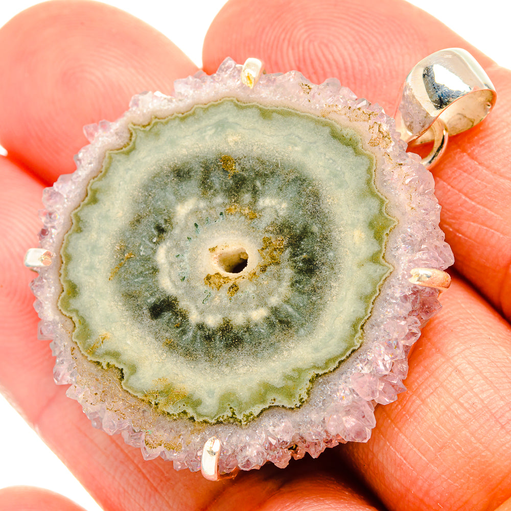 Amethyst Stalactite Pendants handcrafted by Anasilvercos - PD32803