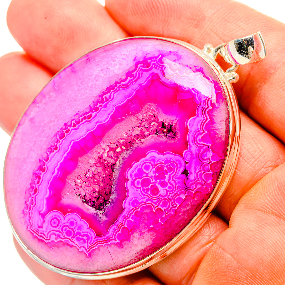 Titanium Sunshine Druzy Pendants handcrafted by Anasilvercos - PD32809