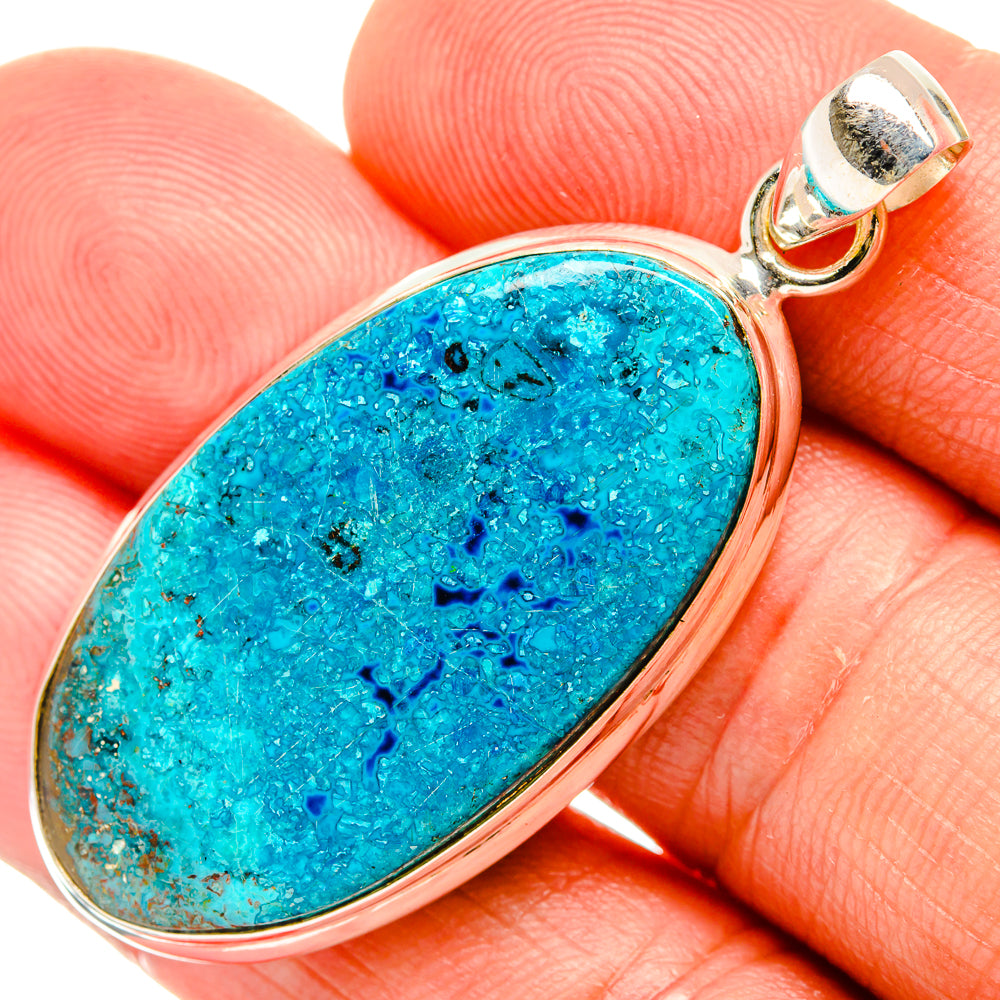Chrysocolla Pendants handcrafted by Anasilvercos - PD32839