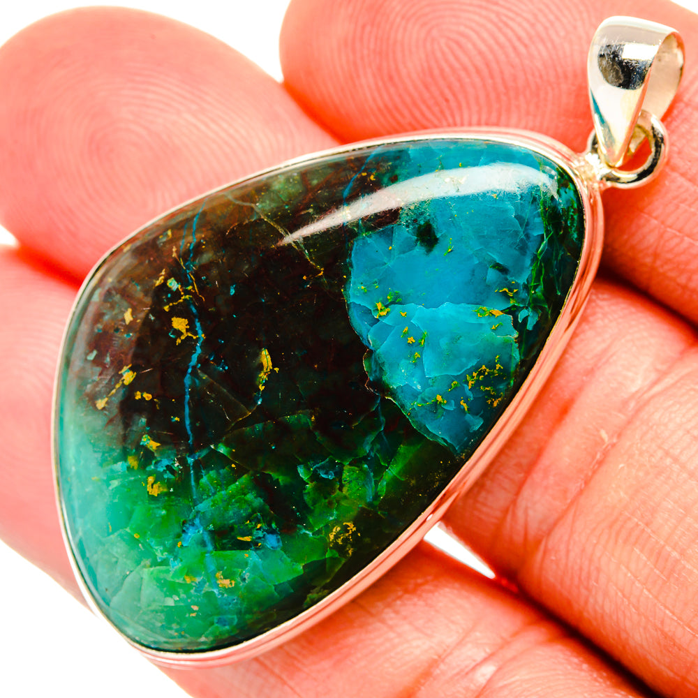 Chrysocolla Pendants handcrafted by Anasilvercos - PD32842