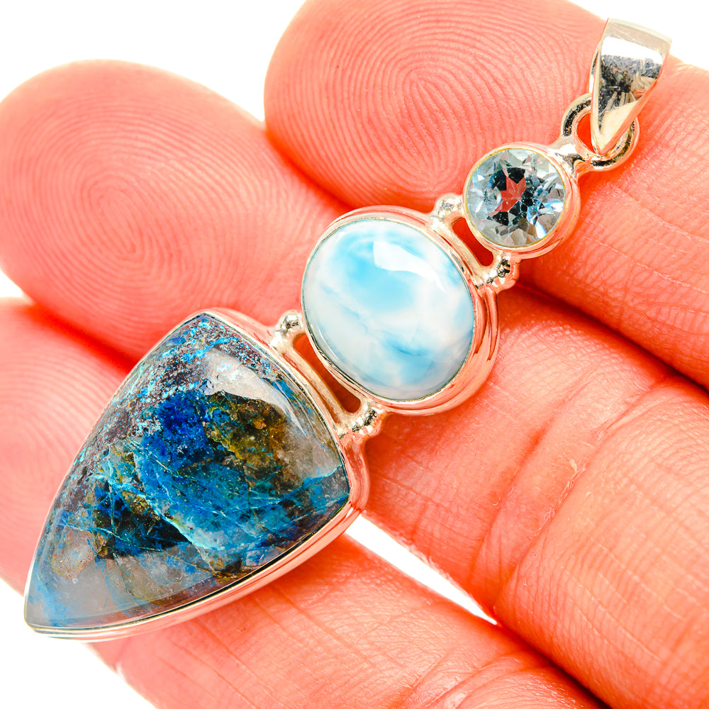 Shattuckite Pendants handcrafted by Anasilvercos - PD32850