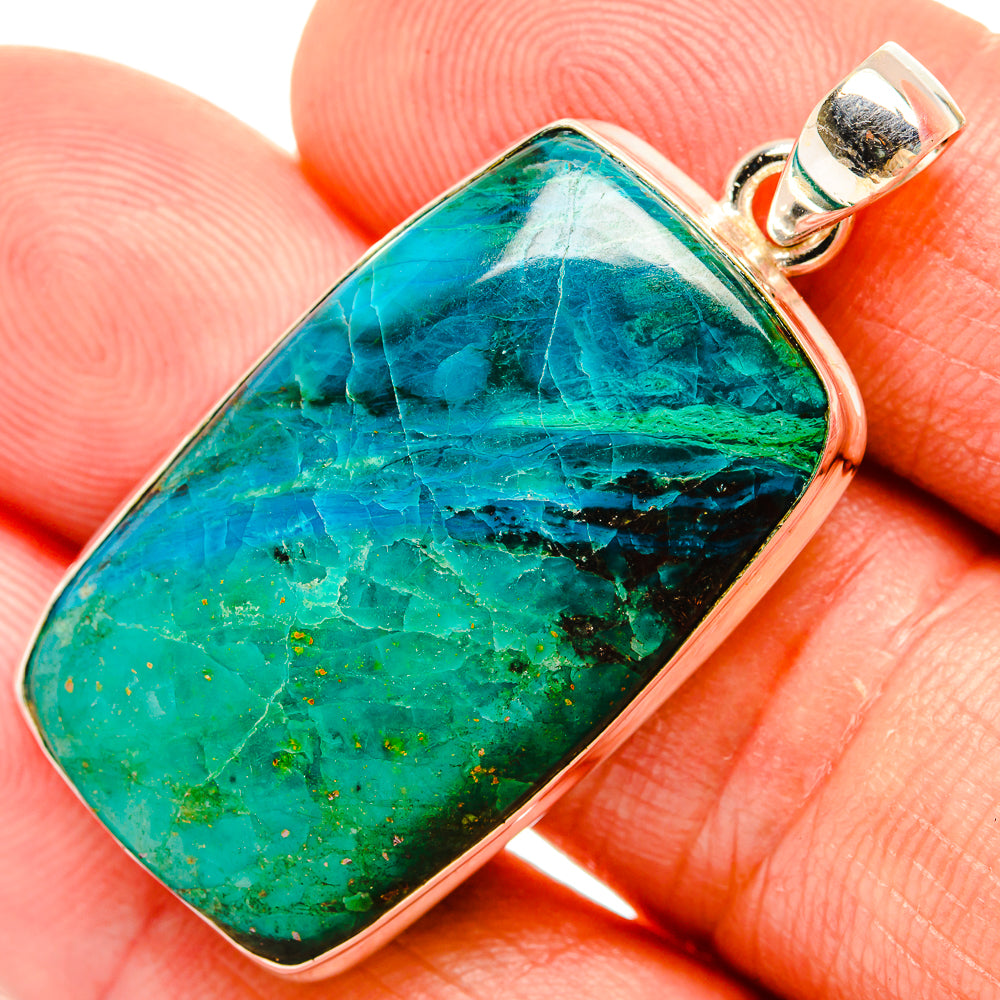 Chrysocolla Pendants handcrafted by Anasilvercos - PD32851