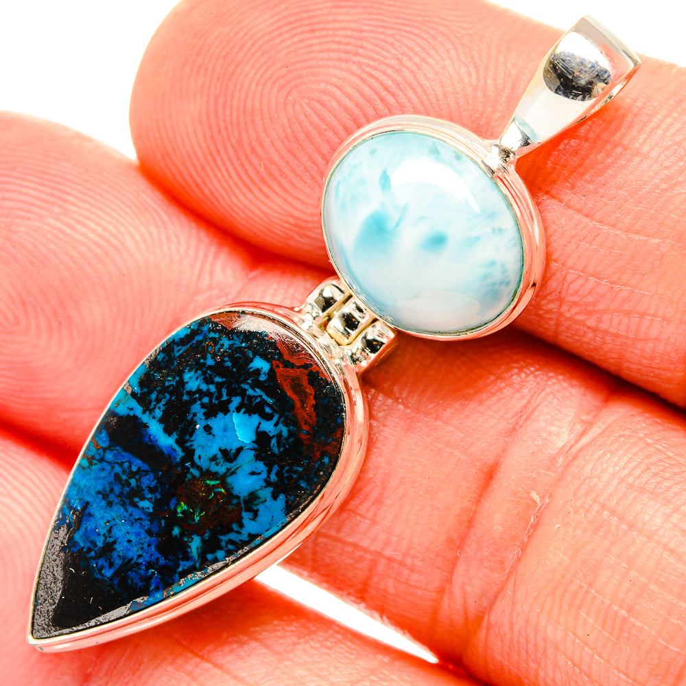 Shattuckite Pendants handcrafted by Anasilvercos - PD32860