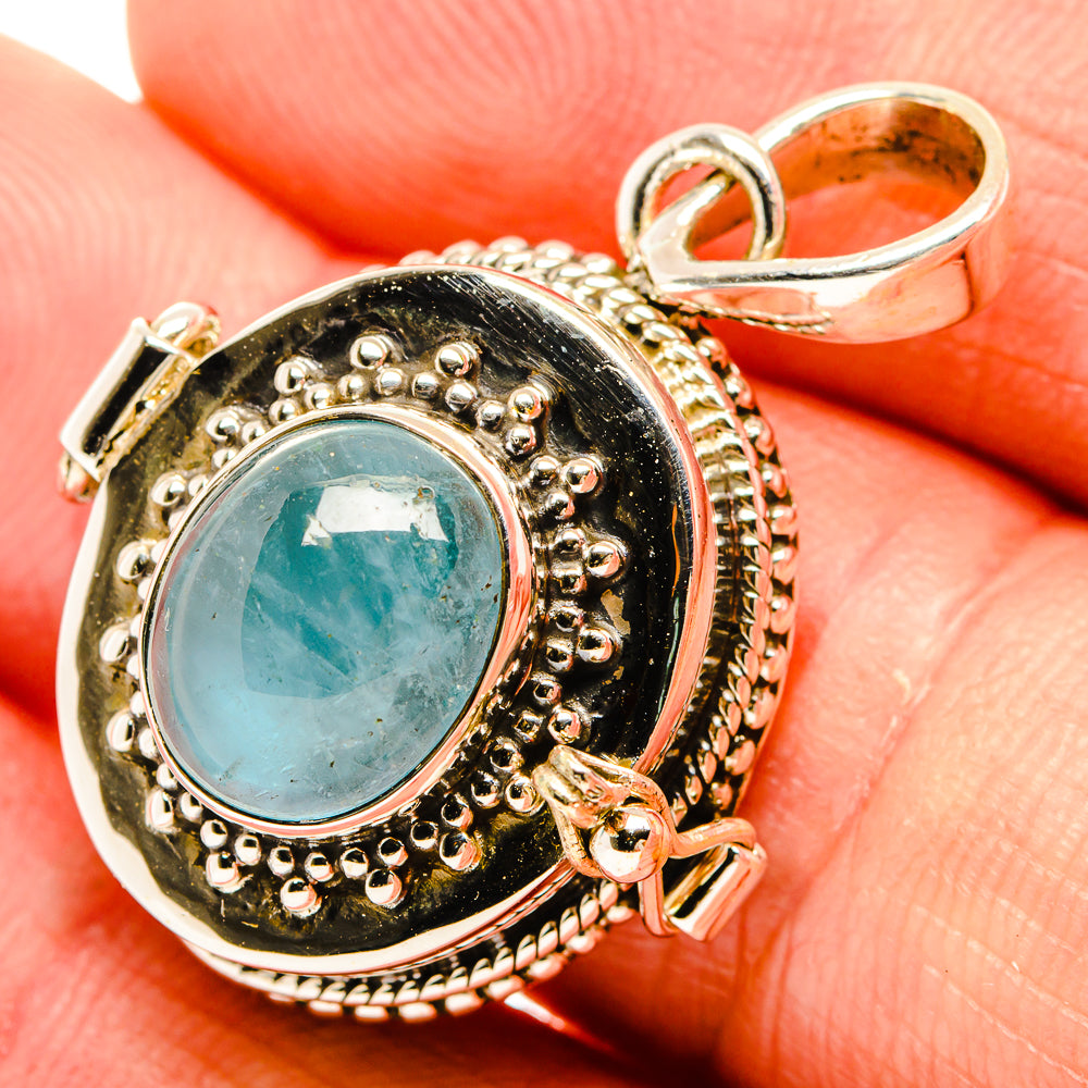 Aquamarine Pendants handcrafted by Anasilvercos - PD32931