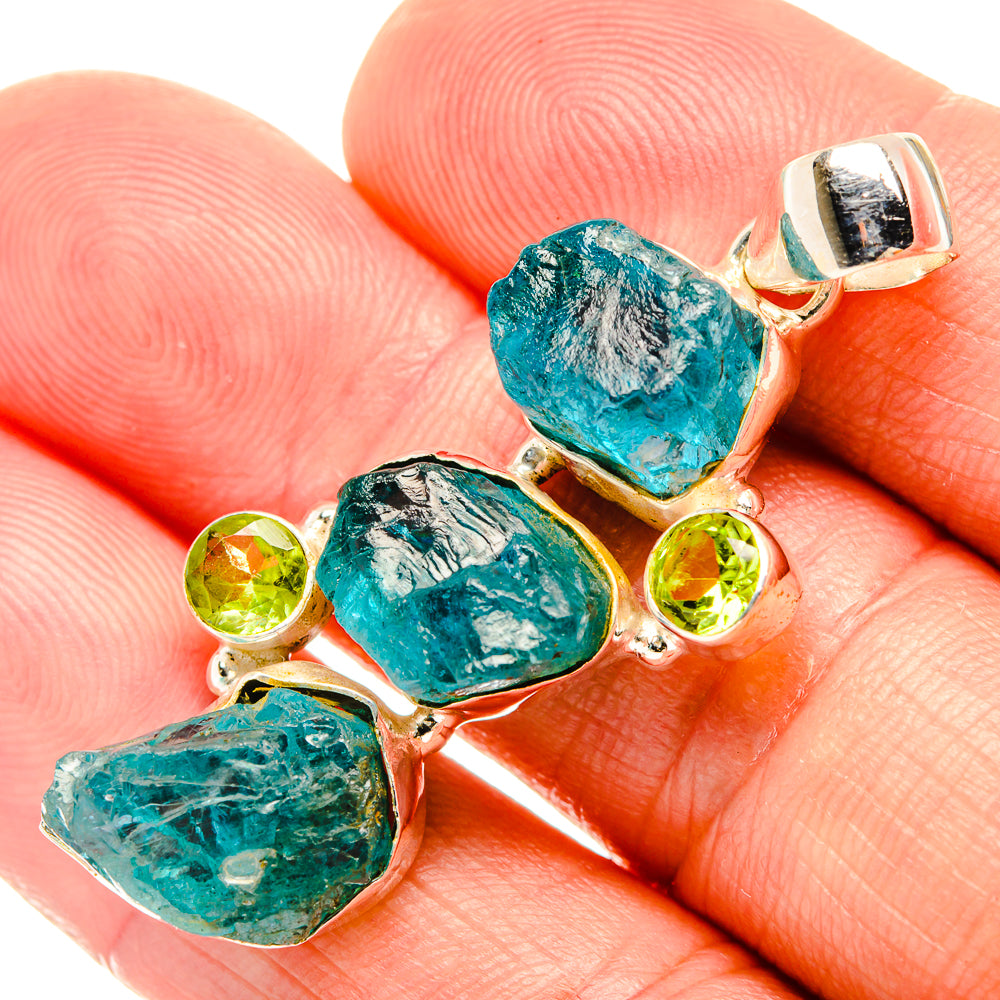 Apatite Pendants handcrafted by Anasilvercos - PD32955