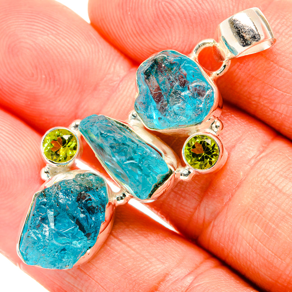 Apatite Pendants handcrafted by Anasilvercos - PD32957