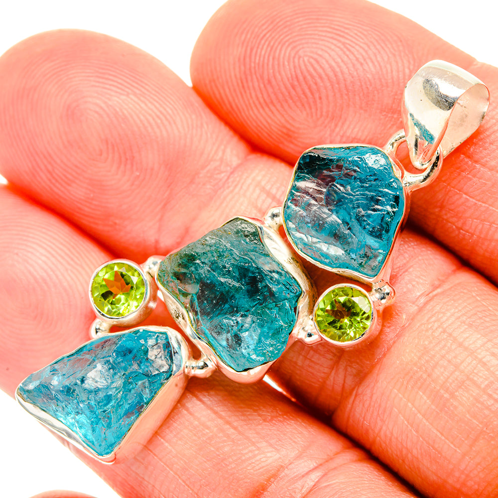 Apatite Pendants handcrafted by Anasilvercos - PD32962