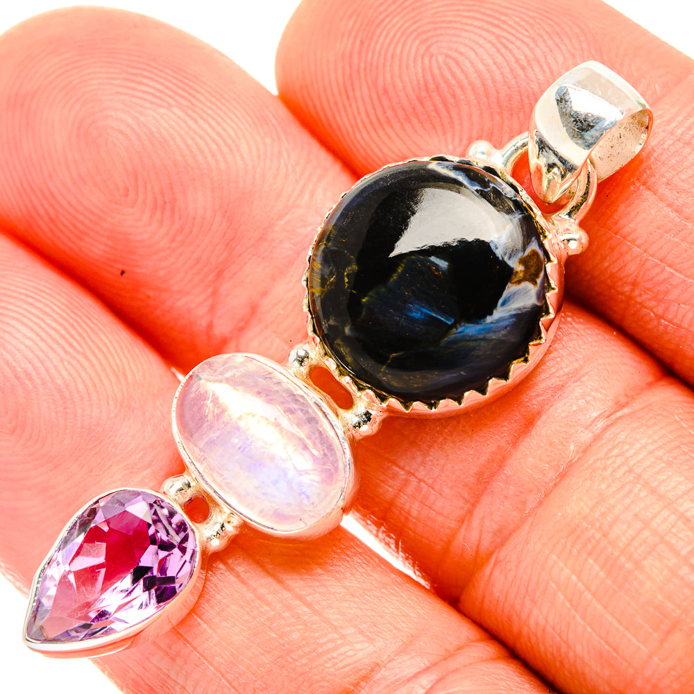 Pietersite Pendants handcrafted by Anasilvercos - PD32976
