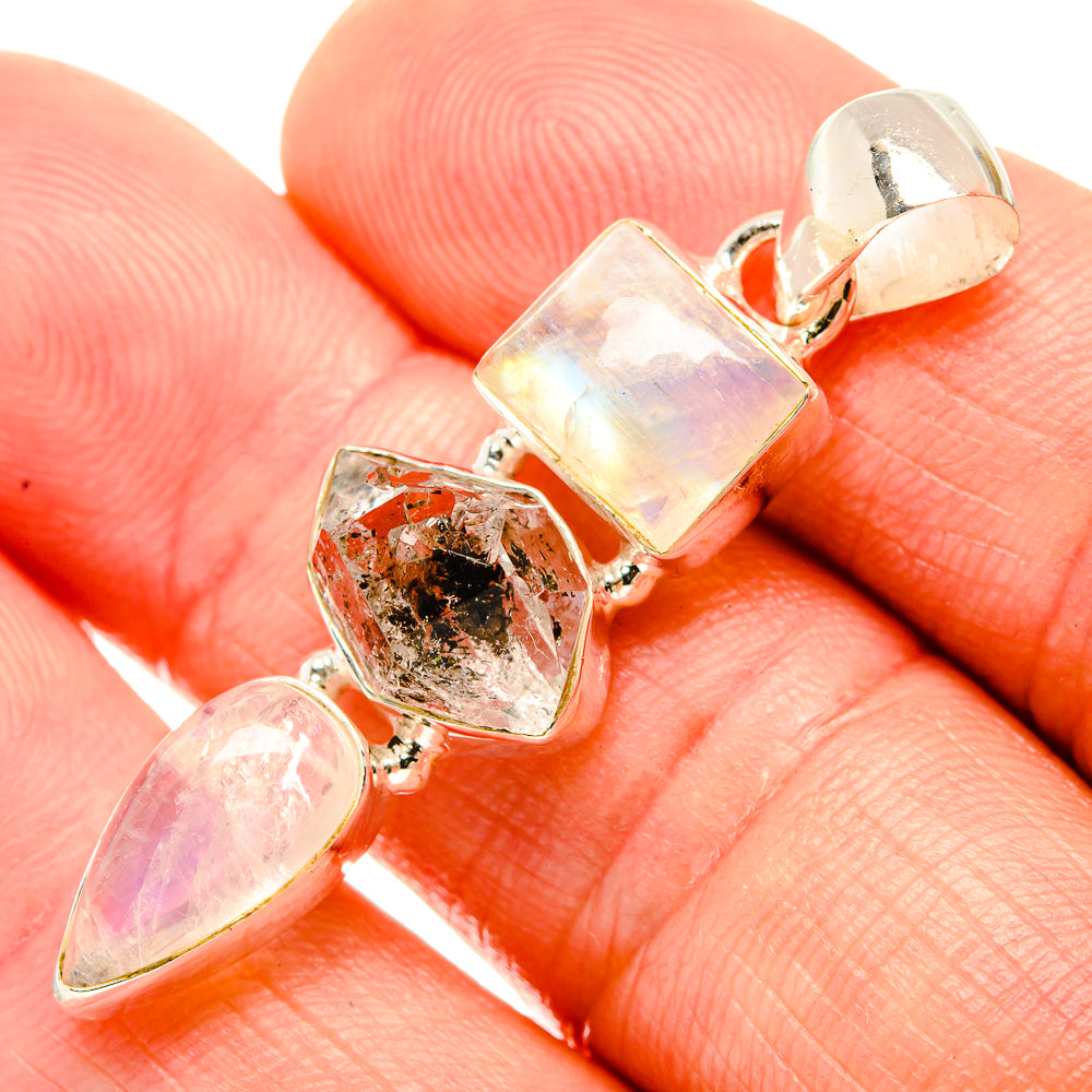 Herkimer Diamond Pendants handcrafted by Anasilvercos - PD32978