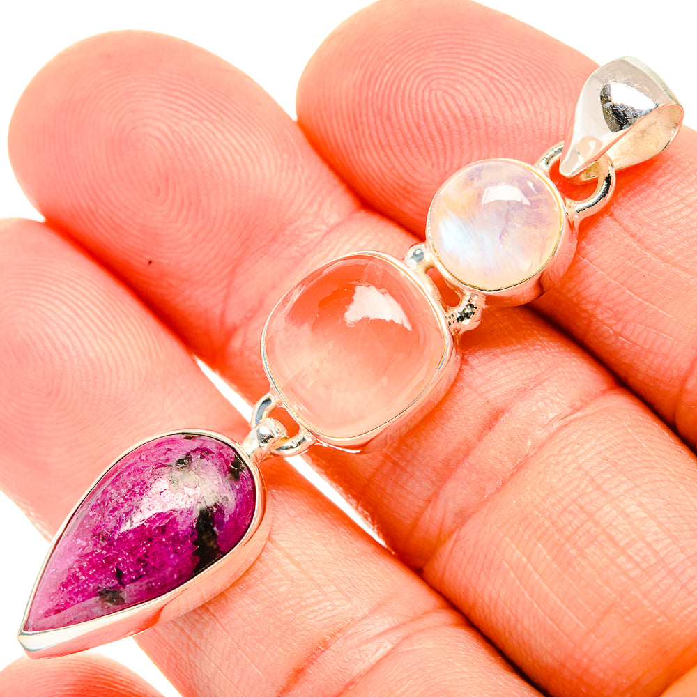 Thulite Pendants handcrafted by Anasilvercos - PD32985