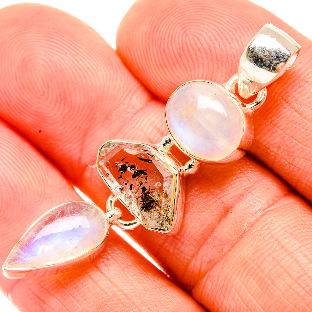 Herkimer Diamond Pendants handcrafted by Anasilvercos - PD32990