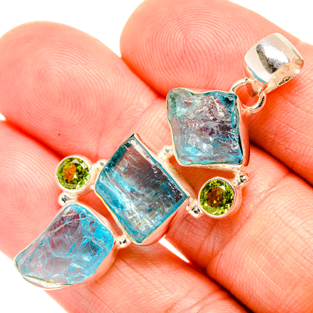 Apatite Pendants handcrafted by Anasilvercos - PD32993