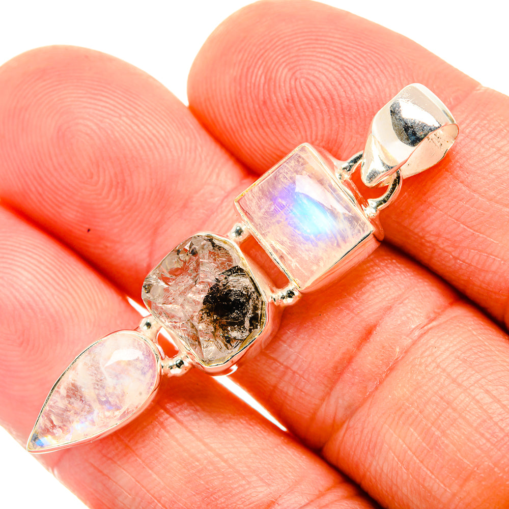Herkimer Diamond Pendants handcrafted by Anasilvercos - PD32994