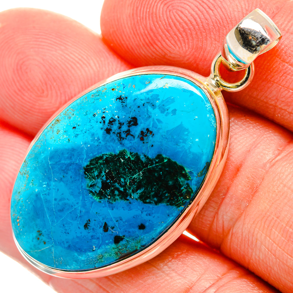 Chrysocolla Pendants handcrafted by Anasilvercos - PD33023
