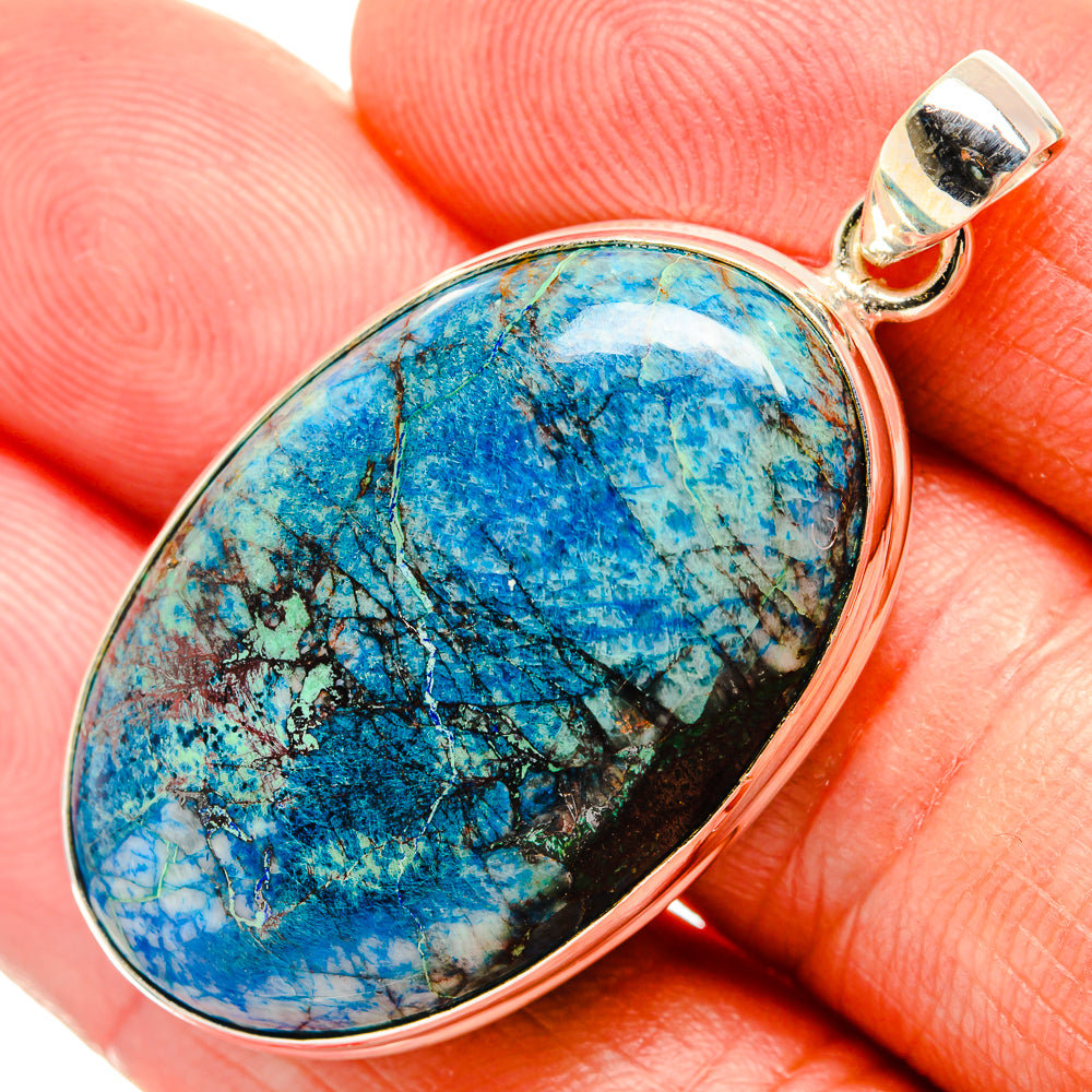 Shattuckite Pendants handcrafted by Anasilvercos - PD33025