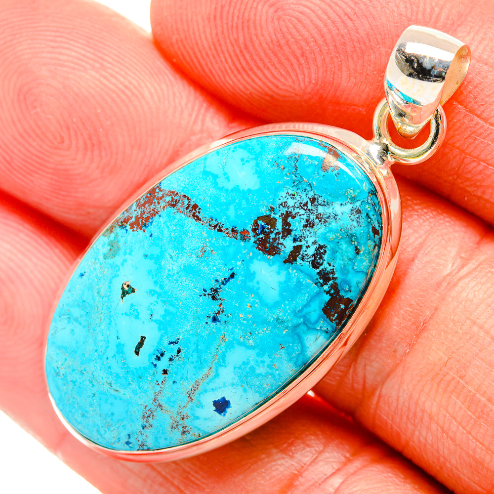 Shattuckite Pendants handcrafted by Anasilvercos - PD33026