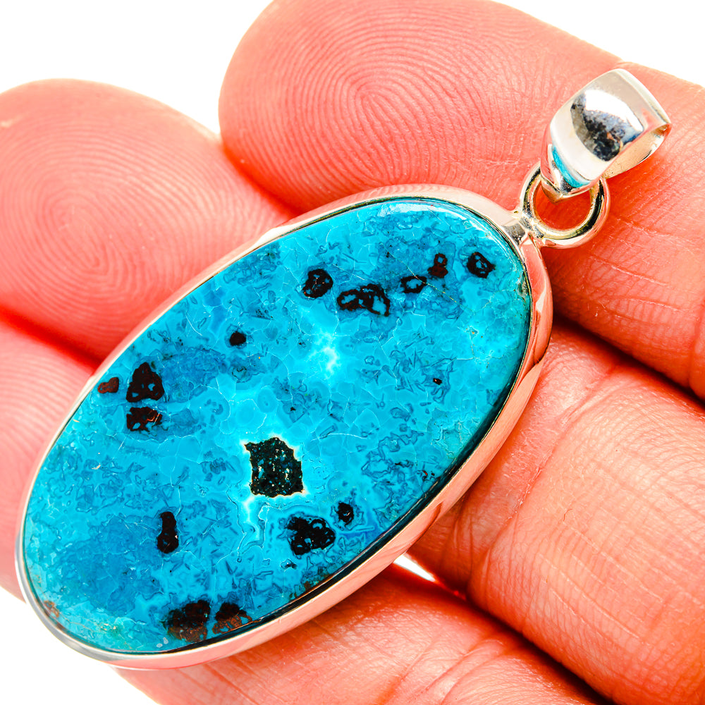 Shattuckite Pendants handcrafted by Anasilvercos - PD33027