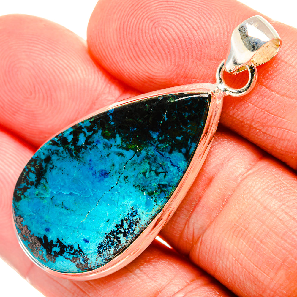 Shattuckite Pendants handcrafted by Anasilvercos - PD33045
