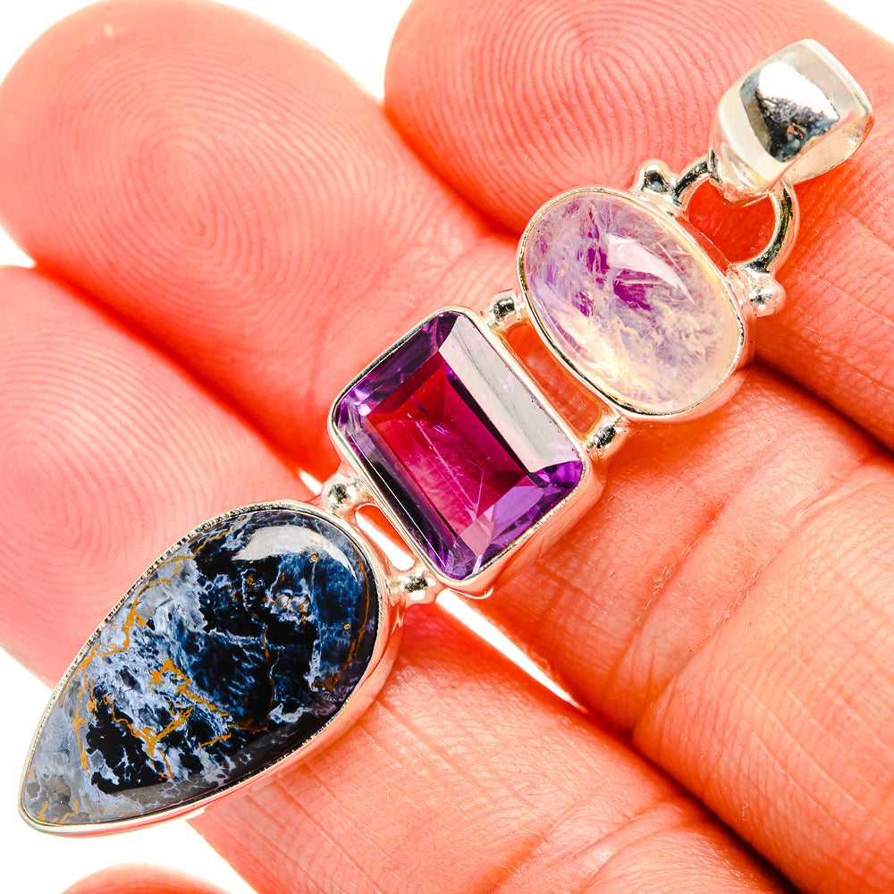 Pietersite Pendants handcrafted by Anasilvercos - PD33066