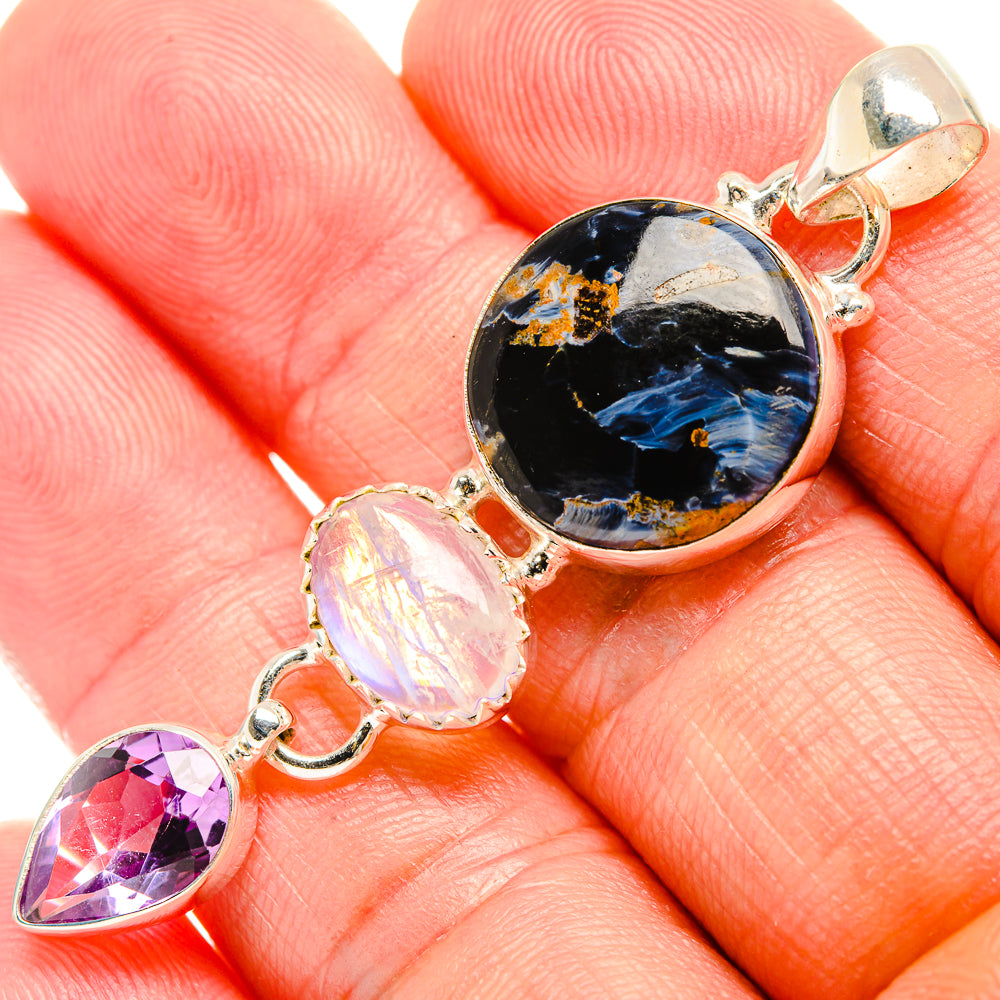 Pietersite Pendants handcrafted by Anasilvercos - PD33134