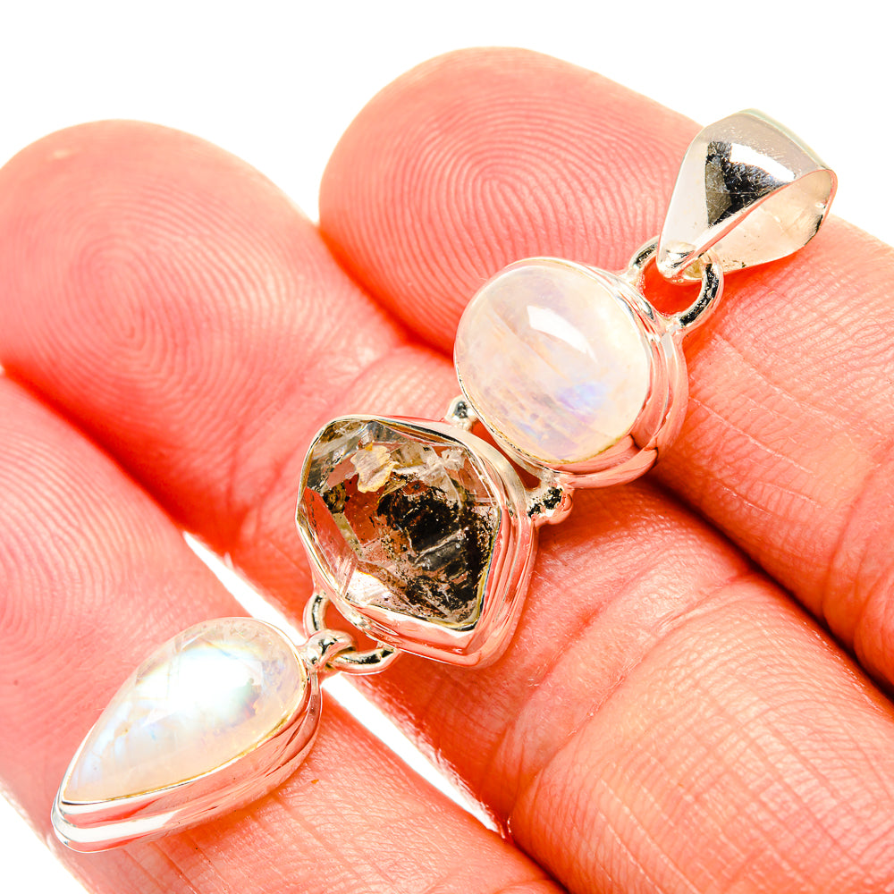 Herkimer Diamond Pendants handcrafted by Anasilvercos - PD33136