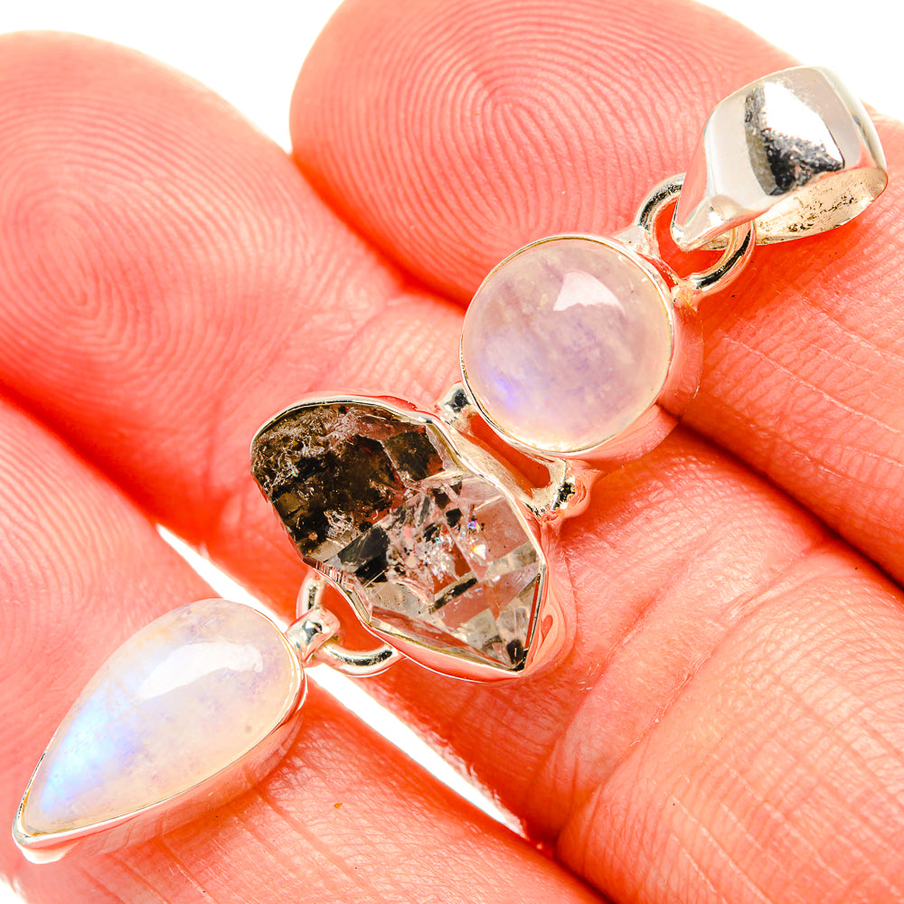 Herkimer Diamond Pendants handcrafted by Anasilvercos - PD33146