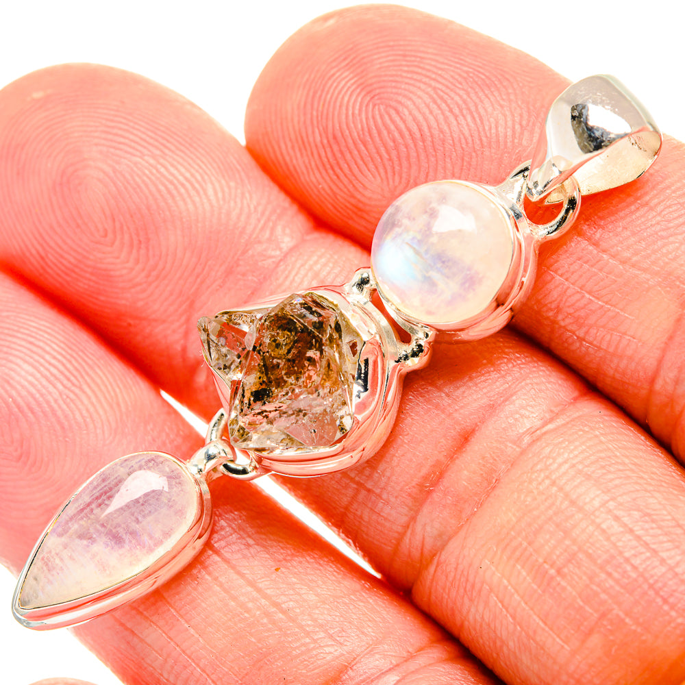 Herkimer Diamond Pendants handcrafted by Anasilvercos - PD33153