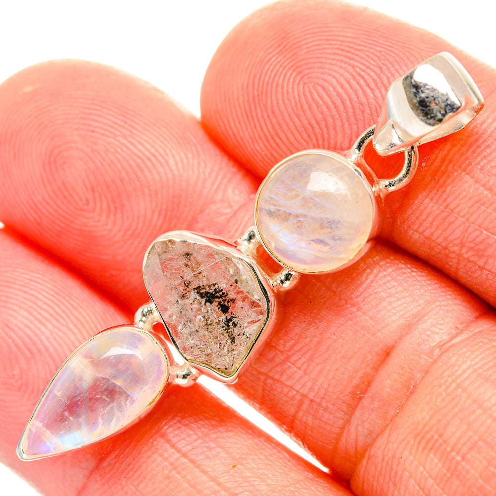 Herkimer Diamond Pendants handcrafted by Anasilvercos - PD33156