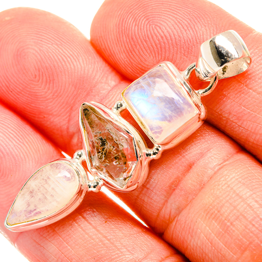 Herkimer Diamond Pendants handcrafted by Anasilvercos - PD33157