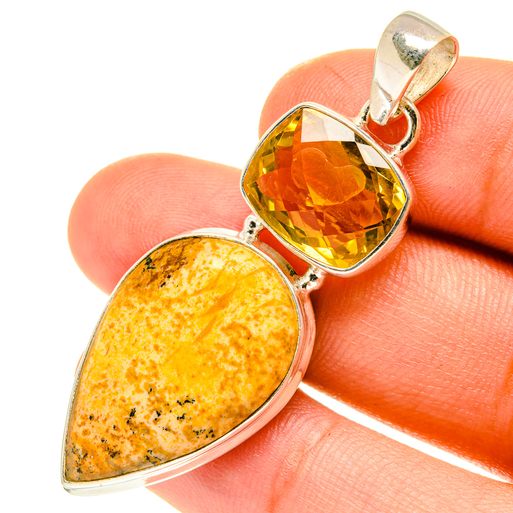 Picture Jasper Pendants handcrafted by Anasilvercos - PD3316