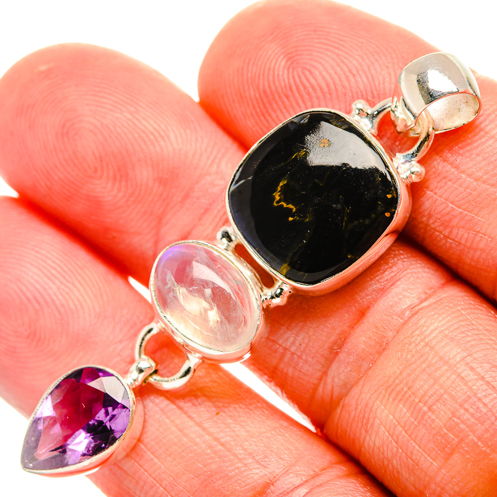 Pietersite Pendants handcrafted by Anasilvercos - PD33171