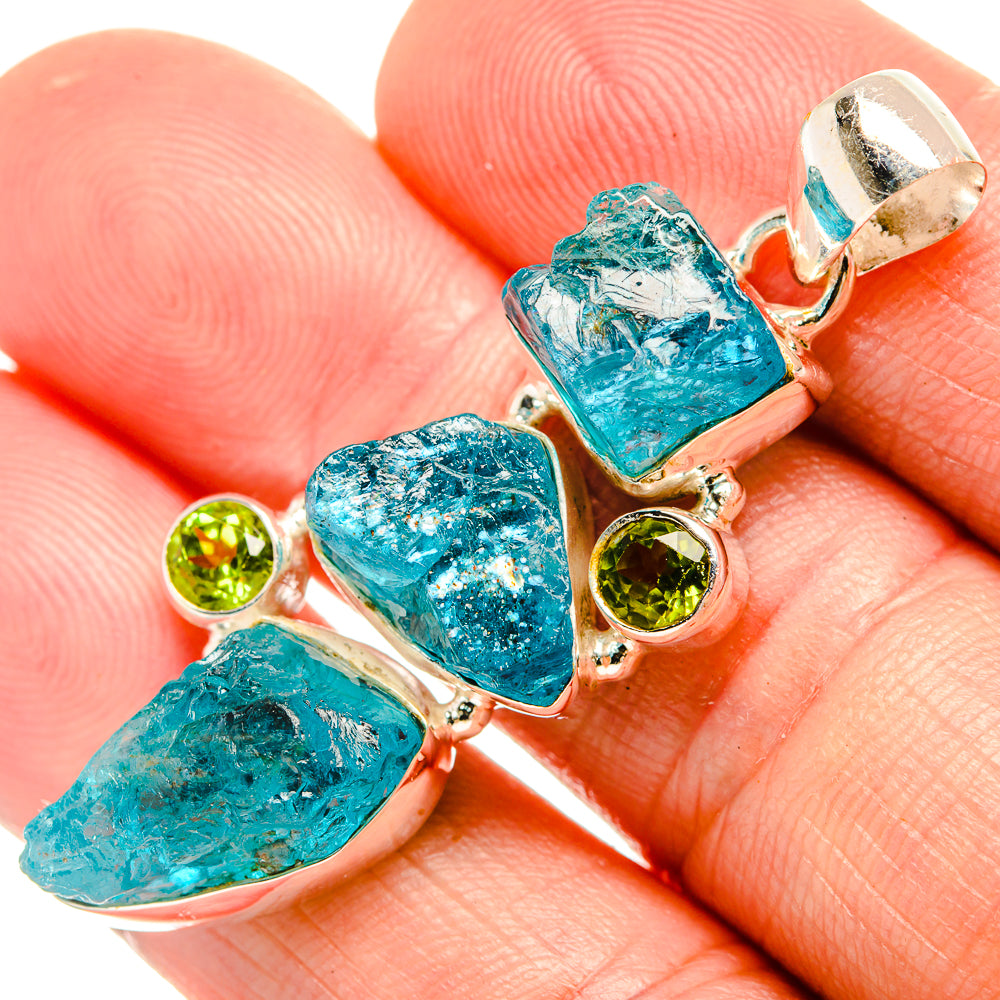 Apatite Pendants handcrafted by Anasilvercos - PD33174