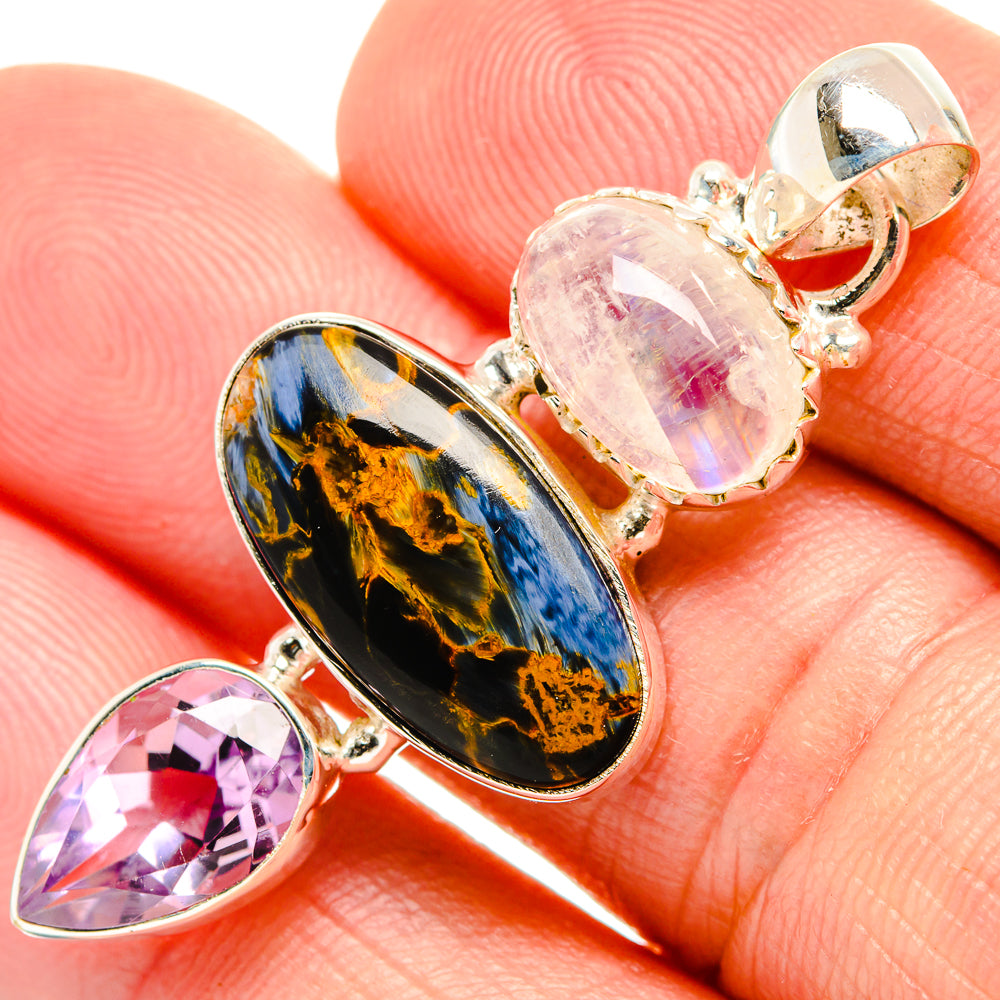 Pietersite Pendants handcrafted by Anasilvercos - PD33198