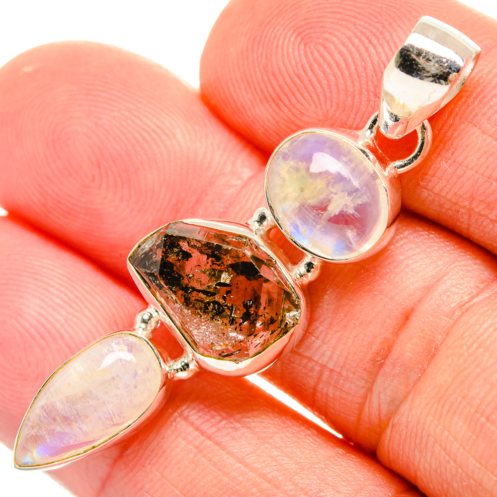 Herkimer Diamond Pendants handcrafted by Anasilvercos - PD33203