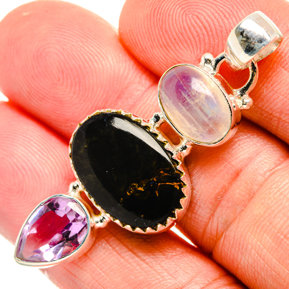 Pietersite Pendants handcrafted by Anasilvercos - PD33204