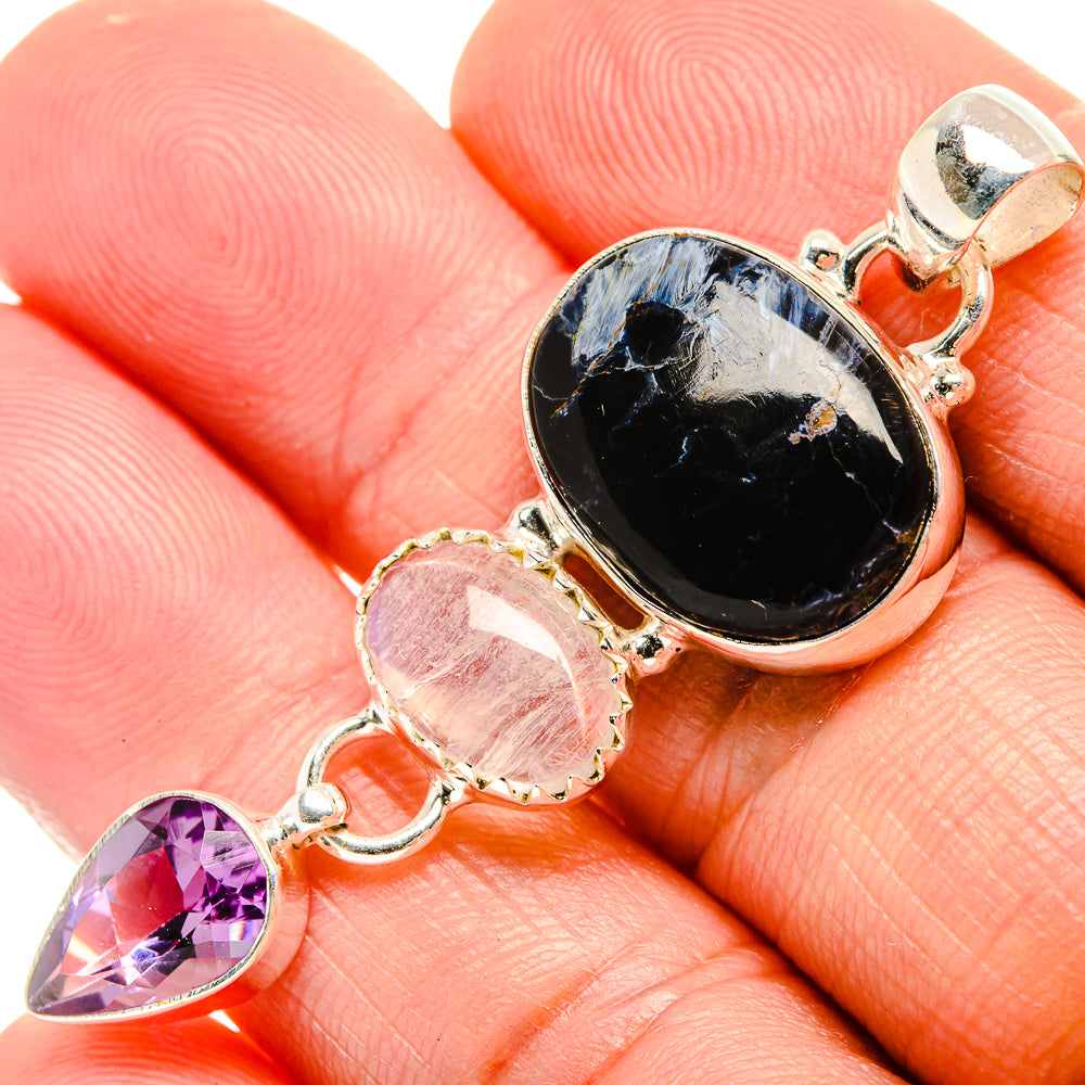 Pietersite Pendants handcrafted by Anasilvercos - PD33206