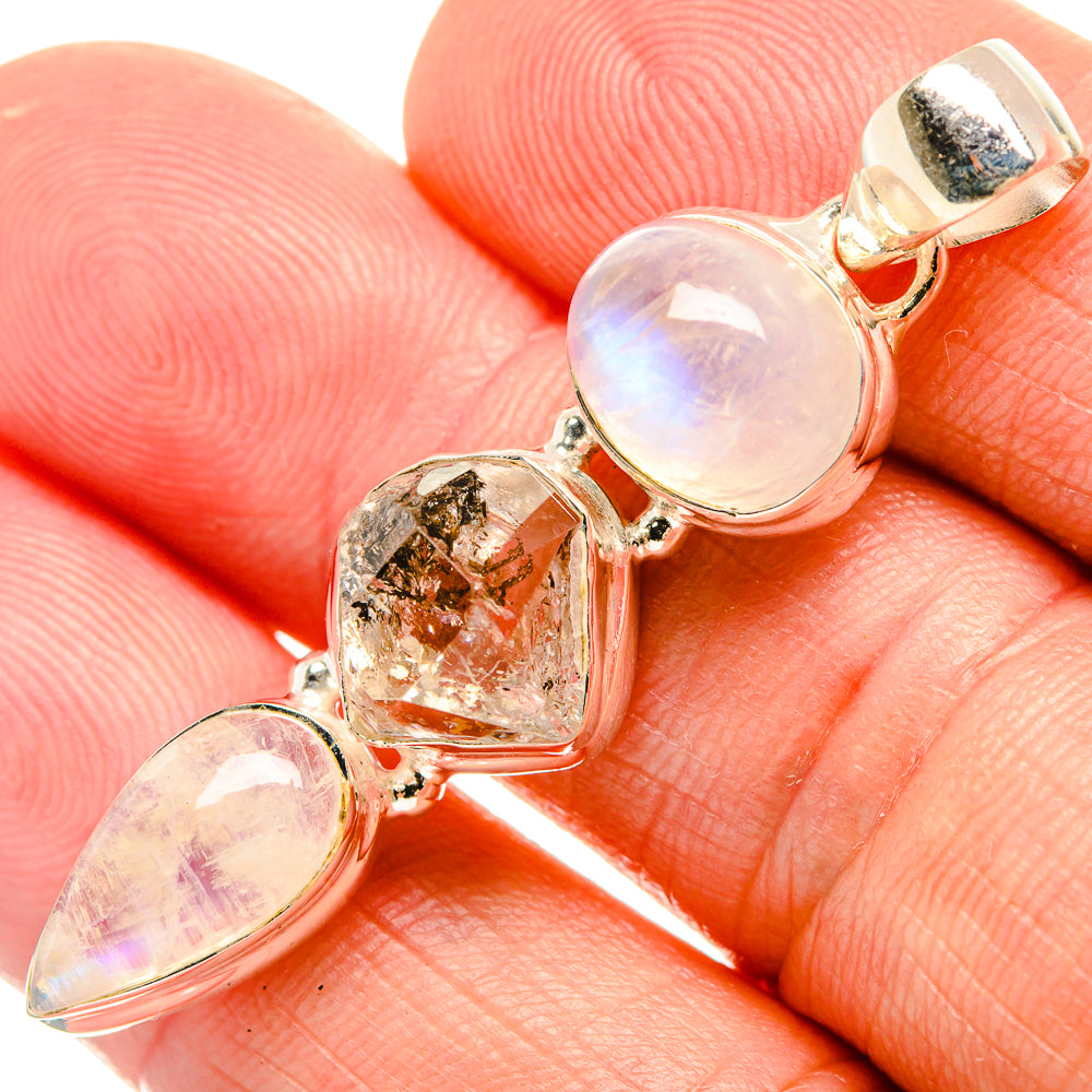 Herkimer Diamond Pendants handcrafted by Anasilvercos - PD33208