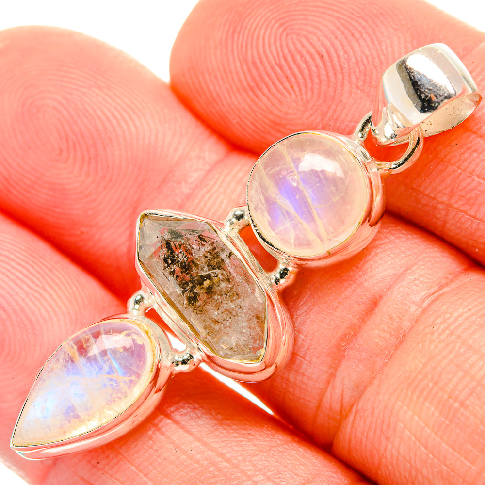 Herkimer Diamond Pendants handcrafted by Anasilvercos - PD33216