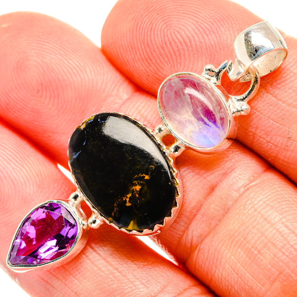 Pietersite Pendants handcrafted by Anasilvercos - PD33222