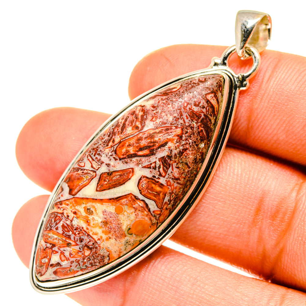 Poppy Jasper Pendants handcrafted by Anasilvercos - PD3323