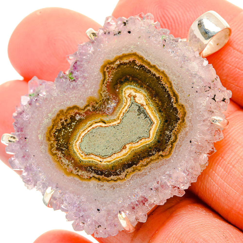 Amethyst Stalactite Pendants handcrafted by Anasilvercos - PD33232