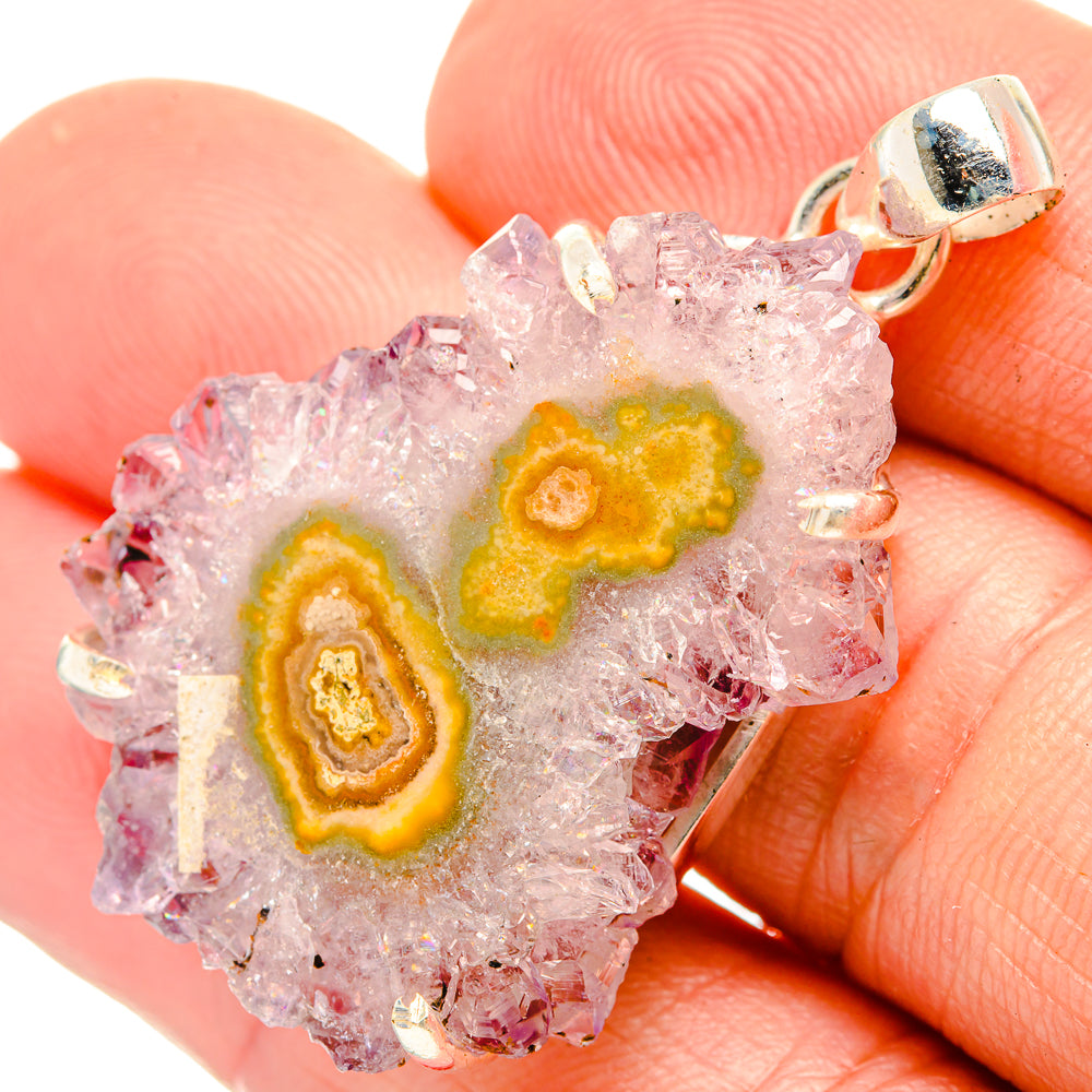 Amethyst Stalactite Pendants handcrafted by Anasilvercos - PD33233