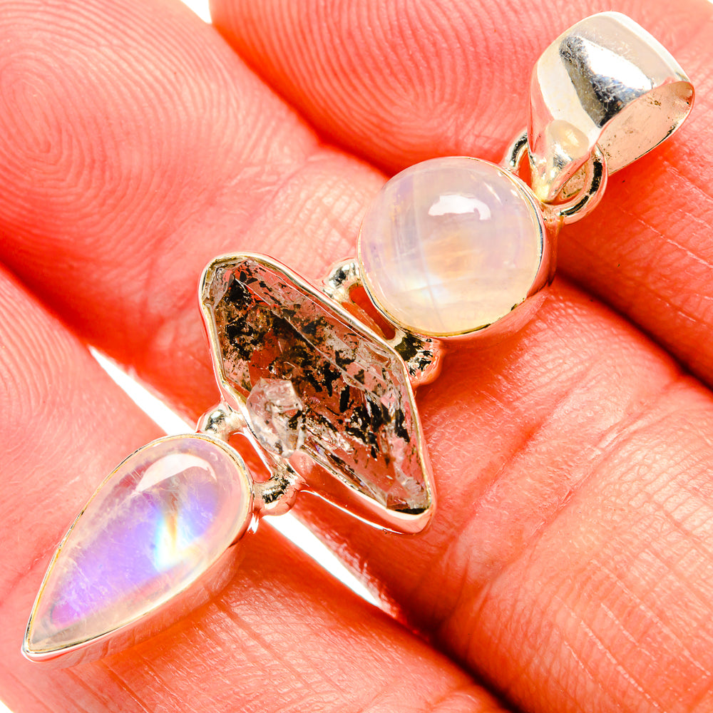 Herkimer Diamond Pendants handcrafted by Anasilvercos - PD33268