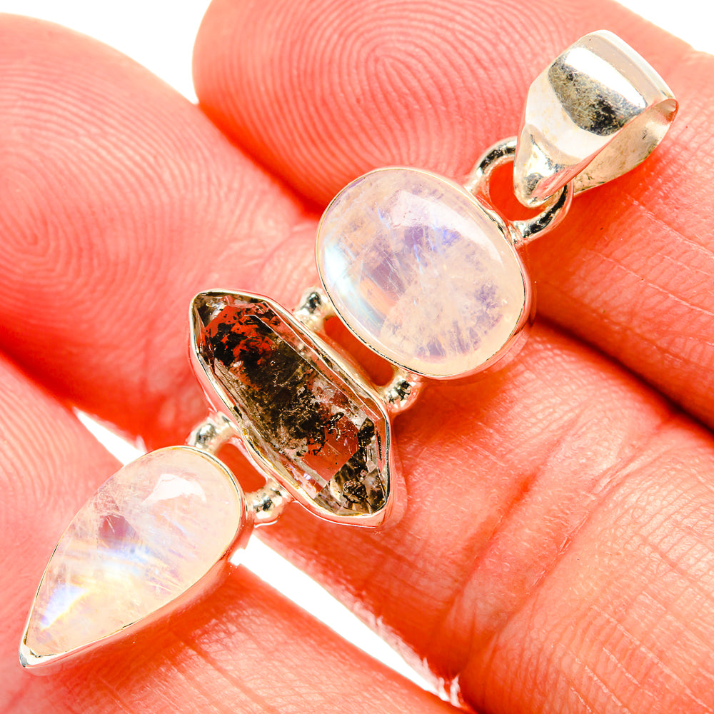 Herkimer Diamond Pendants handcrafted by Anasilvercos - PD33270